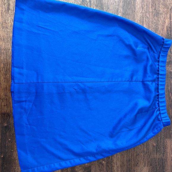 Vintage Koret Blue Button Down MIDI skirt - Picture 6 of 7